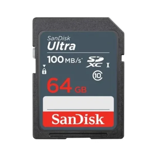 Picture of Sandisk Ultra 64 Gb Sdxc Uhs-I Class 10 - SDSDUNR-064G-GN3IN