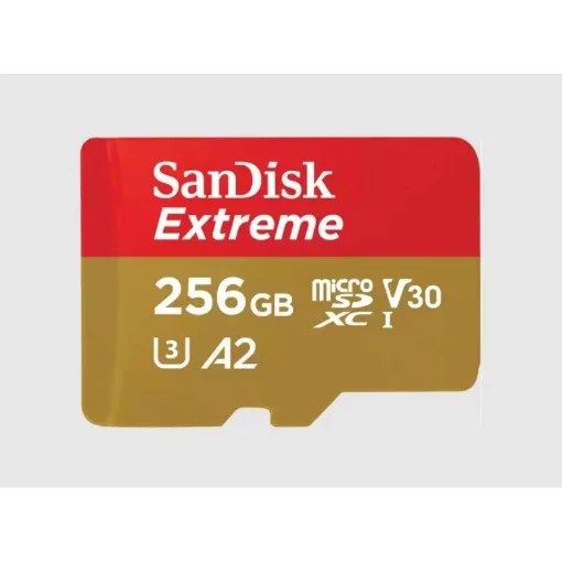 Picture of Sandisk Extreme 256 Gb Microsdxc Uhs-I Class 3 - SDSQXAV-256G-GN6MA