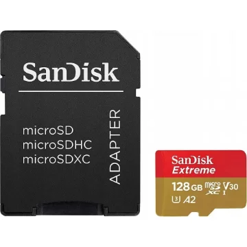 Picture of Sandisk Extreme 128 Gb Microsdxc - SDSQXAA-128G-GN6AA