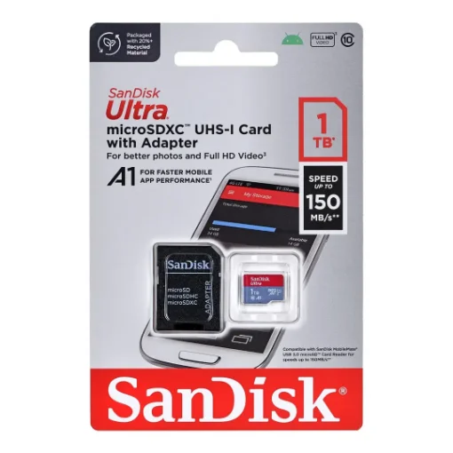Picture of Sandisk Ultra 1 Tb Microsdxc Uhs-I Class 10 - SDSQUAC-1T00-GN6MA