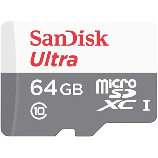Picture of Sandisk SDSQUNR-064G-GN3MN Memory Card 64 Gb Microsdxc Class 10 - SDSQUNR-064G-GN3MN