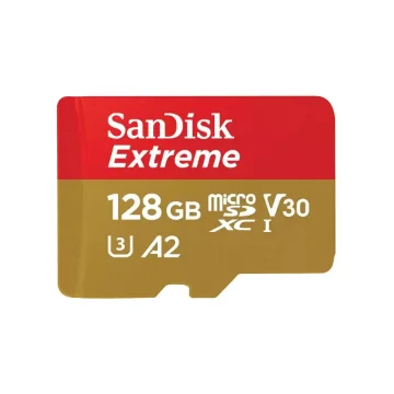 Picture of Sandisk Extreme 128 Gb Microsdxc Uhs-I Class 10 - SDSQXAA-128G-GN6MA