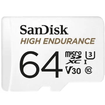 Picture of Sandisk High Endurance 64 Gb Microsdxc Uhs-I Class 10 - SDSQQNR-064G-GN6IA