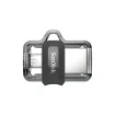 Picture of Sandisk Ultra Dual m3.0 Usb Flash Drive 32 Gb Usb Type-A / Micro-Usb 3.2 Gen 1 (3.1 Gen 1) Black, Silver, Transparent - SDDD3-032G-G46