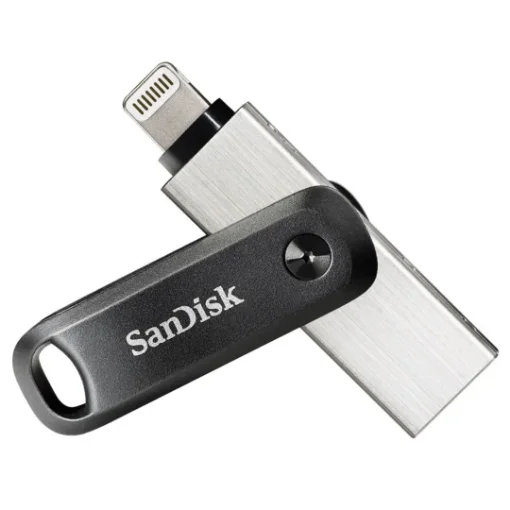 Picture of Sandisk SDIX60N-256G-GN6NE Usb Flash Drive 256 Gb 3.2 Gen 1 (3.1 Gen 1) Grey, Silver - SDIX60N-256G-GN6NE