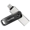 Picture of Sandisk Ixpand Usb Flash Drive 64 Gb Usb Type-A / Lightning 3.2 Gen 2 (3.1 Gen 2) Black, Silver - SDIX60N-064G-GN6NN