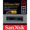 Picture of Sandisk Extreme Pro Usb Flash Drive 128 Gb Usb Type-A 3.2 Gen 1 (3.1 Gen 1) Black - SDCZ880-128G-G46