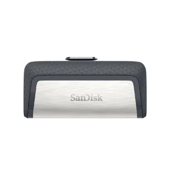 Picture of Sandisk Drive Usb Ganda Ultra Tipe-C 256 Gb Usb Flash Drive Usb Type-A / Usb Type-C 3.2 Gen 1 (3.1 Gen 1) Grey, Silver - SDDDC2-256G-G46