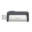 Picture of Sandisk Drive Usb Ganda Ultra Tipe-C 256 Gb Usb Flash Drive Usb Type-A / Usb Type-C 3.2 Gen 1 (3.1 Gen 1) Grey, Silver - SDDDC2-256G-G46