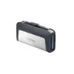 Picture of Sandisk Drive Usb Ganda Ultra Tipe-C 256 Gb Usb Flash Drive Usb Type-A / Usb Type-C 3.2 Gen 1 (3.1 Gen 1) Grey, Silver - SDDDC2-256G-G46