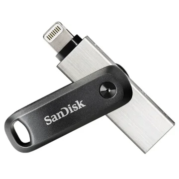 Picture of Sandisk SDIX60N-128G-GN6NE Usb Flash Drive 128 Gb 3.2 Gen 1 (3.1 Gen 1) Grey, Silver - SDIX60N-128G-GN6NE
