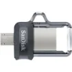 Picture of Sandisk Ultra Dual m3.0 Usb Flash Drive 256 Gb Usb Type-A / Micro-Usb 3.2 Gen 1 (3.1 Gen 1) Black, Silver, Transparent - SDDD3-256G-G46