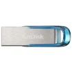 Picture of Sandisk Ultra Flair Usb Flash Drive 128 Gb Usb Type-A 3.2 Gen 1 (3.1 Gen 1) Blue, Silver - SDCZ73-128G-G46B