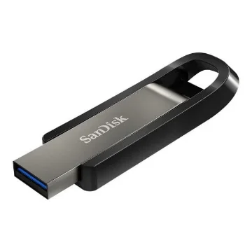 Picture of Sandisk Extreme Go Usb Flash Drive 128 Gb Usb Type-A 3.2 Gen 1 (3.1 Gen 1) Stainless Steel - SDCZ810-128G-G46