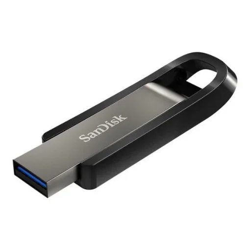 Picture of Sandisk Extreme Go Usb Flash Drive 128 Gb Usb Type-A 3.2 Gen 1 (3.1 Gen 1) Stainless Steel - SDCZ810-128G-G46