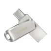 Picture of Sandisk Ultra Dual Drive Luxe Usb Flash Drive 256 Gb Usb Type-A / Usb Type-C 3.2 Gen 1 (3.1 Gen 1) Stainless Steel - SDDDC4-256G-G46
