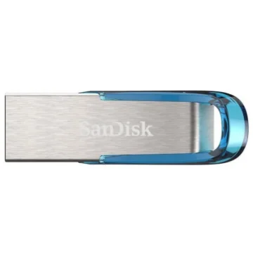 Picture of Sandisk Ultra Flair Usb Flash Drive 32 Gb Usb Type-A 3.2 Gen 1 (3.1 Gen 1) Blue, Silver - SDCZ73-032G-G46B
