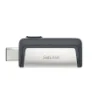Picture of Sandisk Ultra Dual Drive Usb Type-C Usb Flash Drive 128 Gb Usb Type-A / Usb Type-C 3.2 Gen 1 (3.1 Gen 1) Black, Silver - SDDDC2-128G-G46