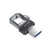 Picture of Sandisk Ultra Dual m3.0 Usb Flash Drive 64 Gb Usb Type-A / Micro-Usb 3.2 Gen 1 (3.1 Gen 1) Black, Silver, Transparent - SDDD3-064G-G46