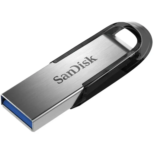 Picture of Sandisk Ultra Flair Usb Flash Drive 32 Gb Usb Type-A 3.2 Gen 1 (3.1 Gen 1) Black, Stainless Steel - SDCZ73-032G-G46