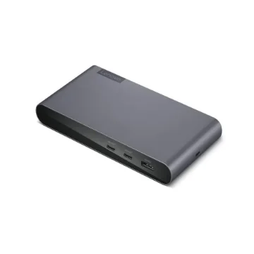 Picture of Lenovo 40B30090eu Laptop Dock/Port Replicator 2 X Usb 3.2 Gen 2 (3.1 Gen 2) Type-C Grey - 40B30090eu