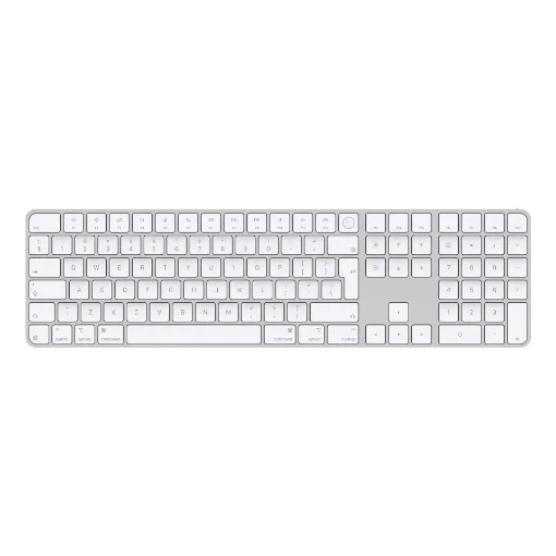 Picture of Apple Magic Keyboard Universal Usb + Bluetooth Qwerty English White - MXK73Z/A
