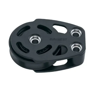 Harken ESP 75 mm Aluminium Black Coated Footblock - 6092NP product image