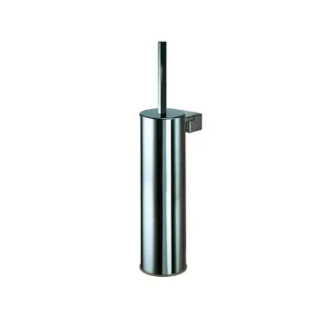 <div>Inda Chrome Fixed Toilet Brush Holder with Brush - A33140CR</div> product image