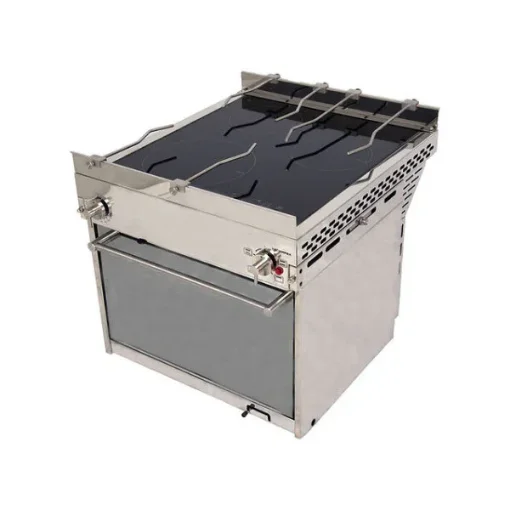 Techimpex Horizon 2F Stainless Steel Induction Cardanic Stove 230V - CES2INDUZ000 product image