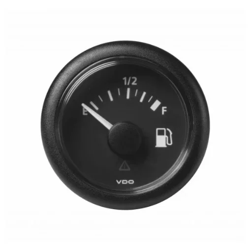 VDO Veratron ViewLine 52MM Black Fuel Level Indicator Gauge - A2C53412990 product image