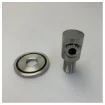 Newform 69699X.50 Stainless Steel Wall Union product image