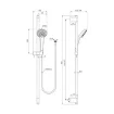 Ideal Standard B9836AA Shower Set with Handshower Chrome product image