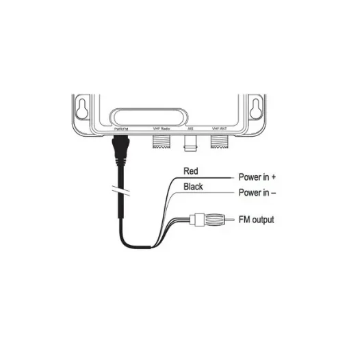 Raymarine A80191 AIS100 VHF Antenna Splitter Power and FM Cable product image