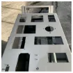 Anthracite Bridge Navigation Console type E dimensions - L136 x W48 x H83 product image