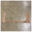 Teak Marine Flooring Panel for Aft Deck with Anti-Slip Rubber Inserts - 2217175 product image