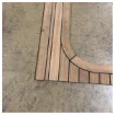 Teak Marine Flooring Panel for Aft Deck with Anti-Slip Rubber Inserts - 2217175 product image