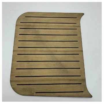 Quicksilver 555 Cabin Teak inlay for swim platform starboard side - 555CAB product image