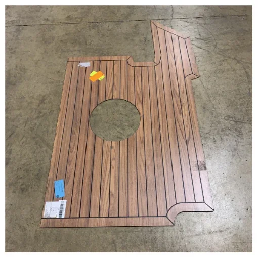 Uttern S62 Starboard Aft Laminated Teak Cockpit Floor Kit 4 mm - 2083962 product image