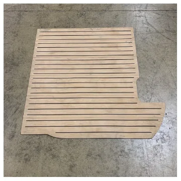 Quicksilver Activ 755 Open Starboard Cockpit Teak Flooring Kit - 2293561B product image