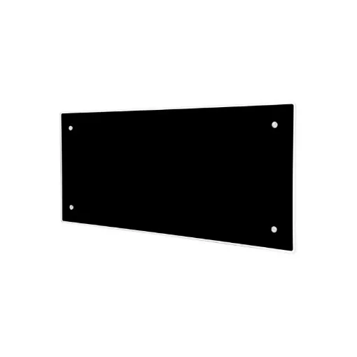Adax Wi-Fi Electric Radiator with Tempered Glass Front - Black - 1200 W - 102.4 X 34 X 8.7 Cm - Clea H 12 Kwt product image