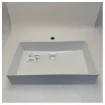 Azzurra Elegance Square washbasin 60x45cm without overflow - EQA60MB1 product image