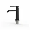 Single Lever Washbasin Water Tap Black Coated - WK011 product image