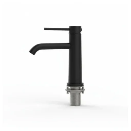 Single Lever Washbasin Water Tap Black Coated - WK011 product image
