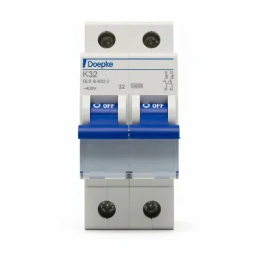 6x Doepke DLS6i K32-2 Marine Circuit Breaker 2-Pole 32A product image