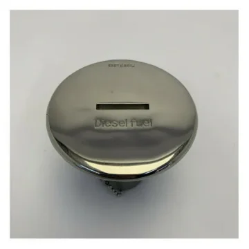 Vetus FCAPDF38G Deck Filler Chrome Brass Diesel Cap - D38 mm product image