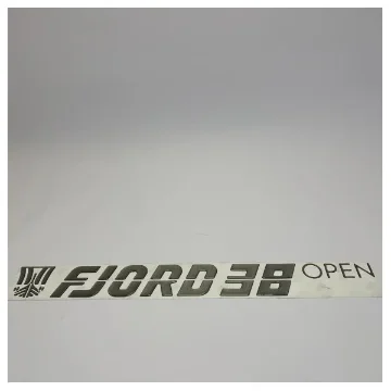 Fjord 38 Open Grey Hull Sticker with Logo and Type - TBZ1135 product image
