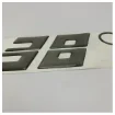 Fjord 38 Open Grey Hull Sticker with Logo and Type - TBZ1135 product image