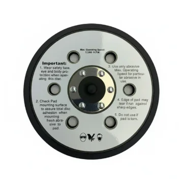 Mirka Velcro 6 Hole 150 mm Sanding Backing Pad 5/16 1975144 product image