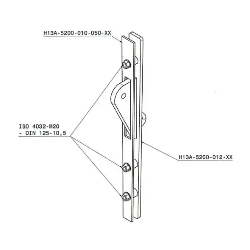 Hanse Yachts H675 Stainless Steel Forestay Mounting Point - TBE0726 product image