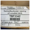 Lewmar Hanse 675 Flush 3G Opening Porthole Black - 79003100 - TBF3342 product image